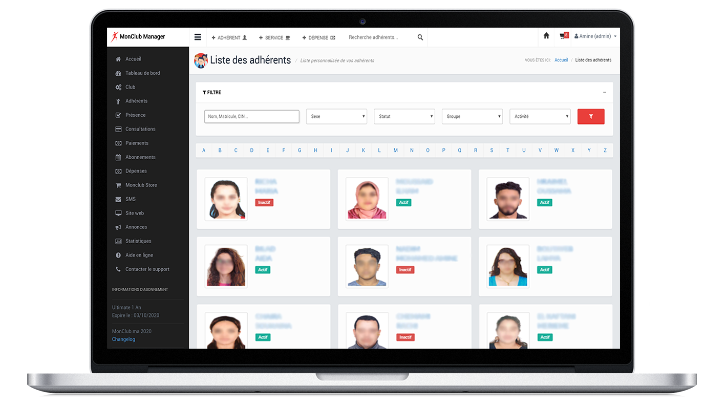 Application de Gestion de Fitness ProClub Manager